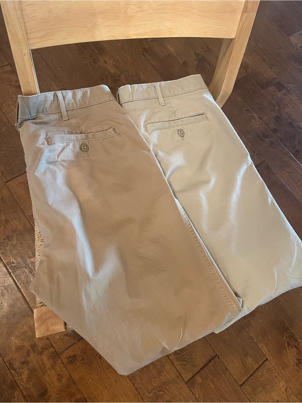 2 pairs of Daniel Cremieux Men's Classic Chino Pants in Khaki - soho fit